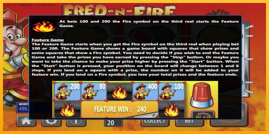 Fred-N-Fire gaming machine for money, picture 5