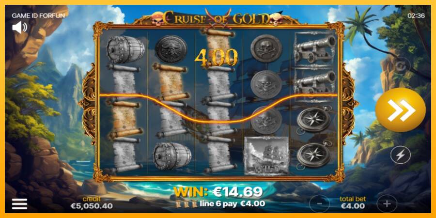 Cruise of Gold gaming machine for money, picture 3