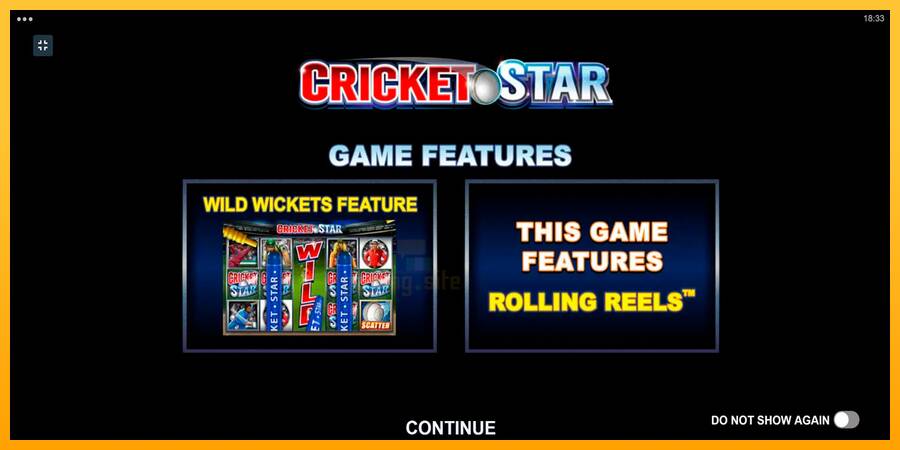 Cricket Star gaming machine for money, picture 1