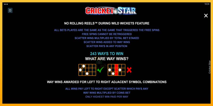 Cricket Star gaming machine for money, picture 6