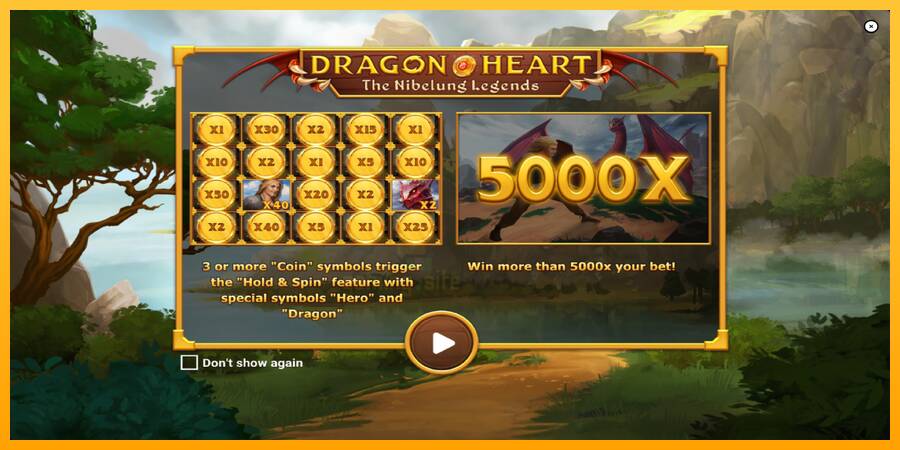 Dragon Heart gaming machine for money, picture 1