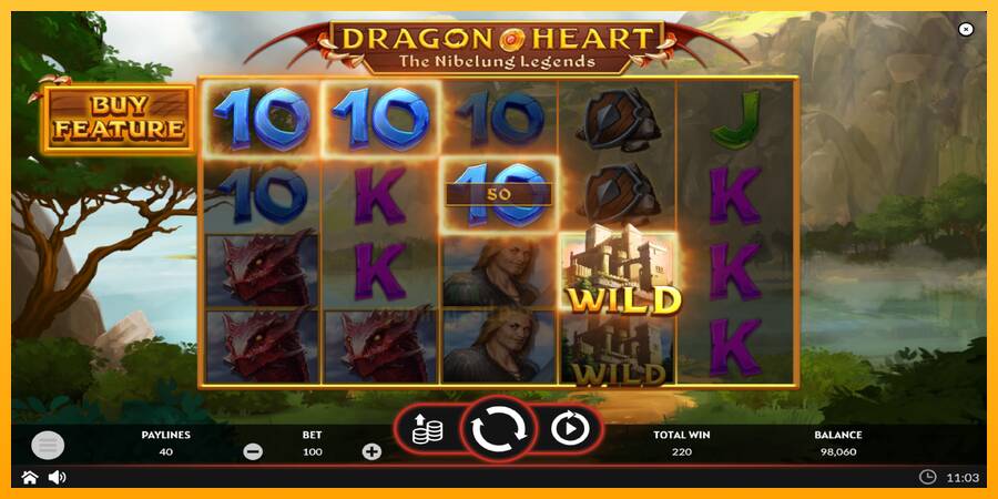 Dragon Heart gaming machine for money, picture 4