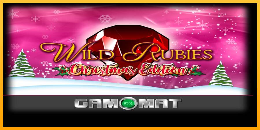 Wild Rubies Сhristmas Edition gaming machine for money, picture 1