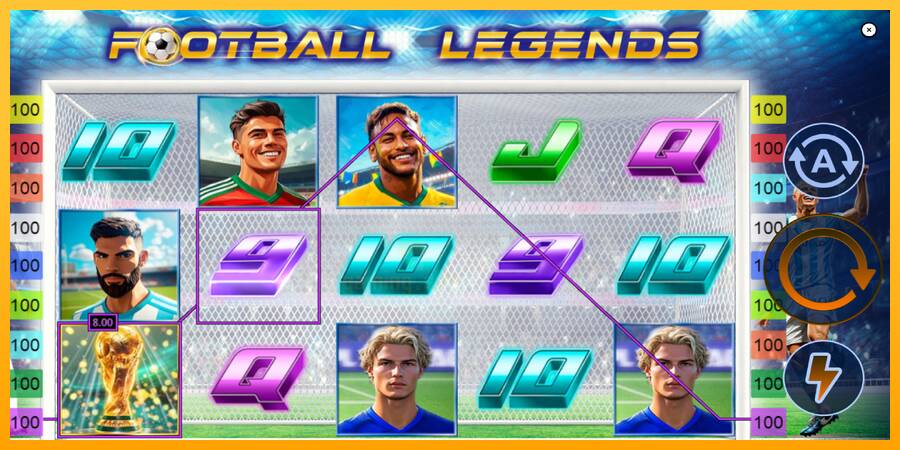 Football Legends gaming machine for money, picture 3