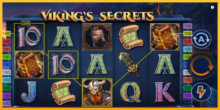 Vikings Secrets gaming machine for money, picture 4