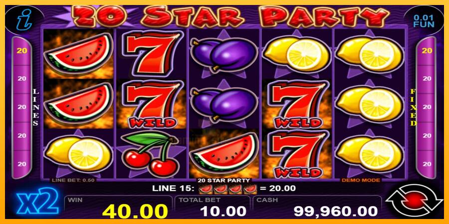 20 Star Party gaming machine for money, picture 3