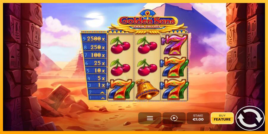 Golden Suns: Chain Collect gaming machine for money, picture 1