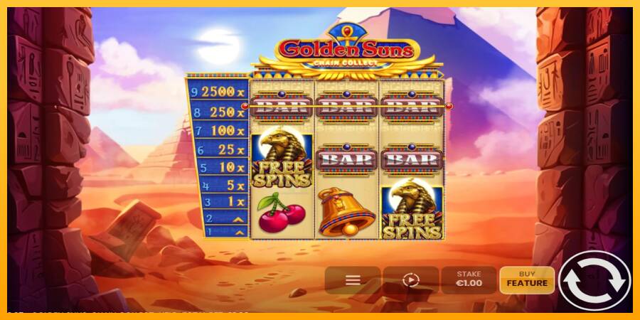 Golden Suns: Chain Collect gaming machine for money, picture 3