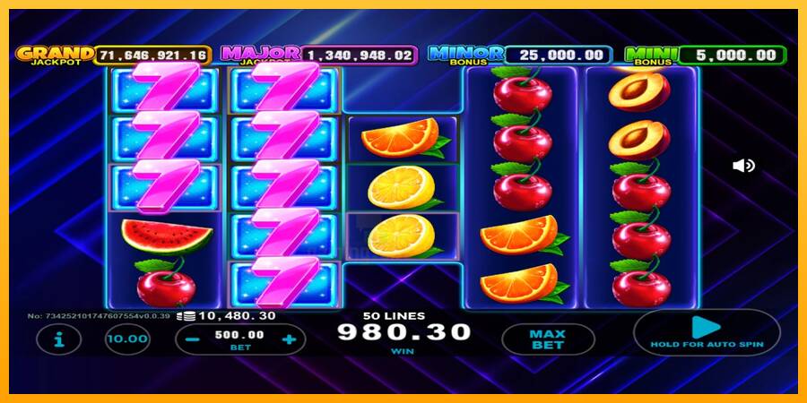 Lectric Fruits gaming machine for money, picture 2