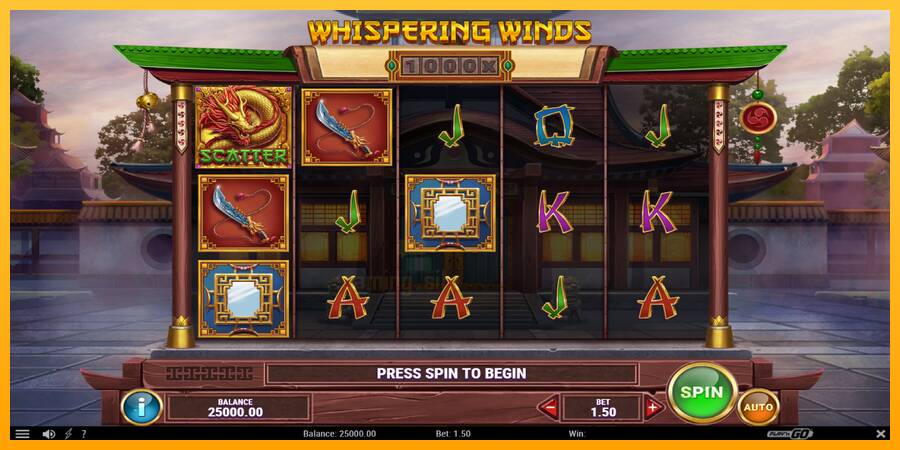 Whispering Winds gaming machine for money, picture 2