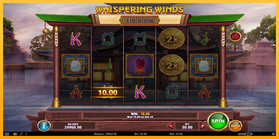 Whispering Winds gaming machine for money, picture 3