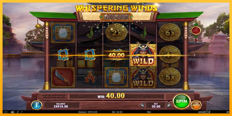 Whispering Winds gaming machine for money, picture 4