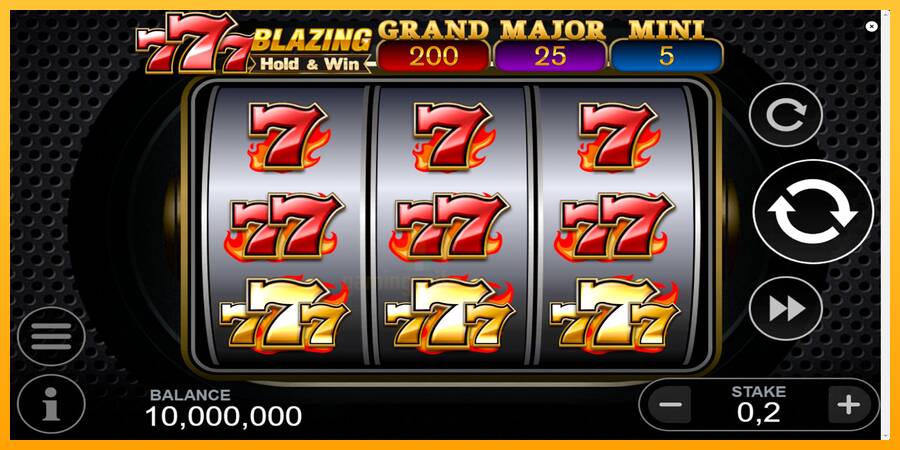 777 Blazing Hold & Win gaming machine for money, picture 1