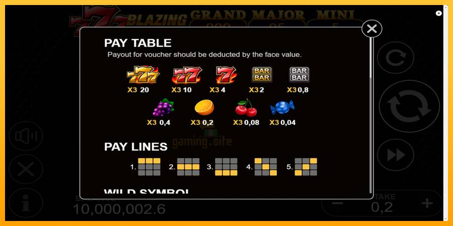 777 Blazing Hold & Win gaming machine for money, picture 7