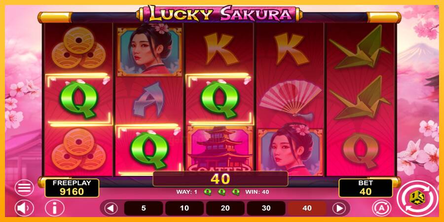 Lucky Sakura Win Spins gaming machine for money, picture 4