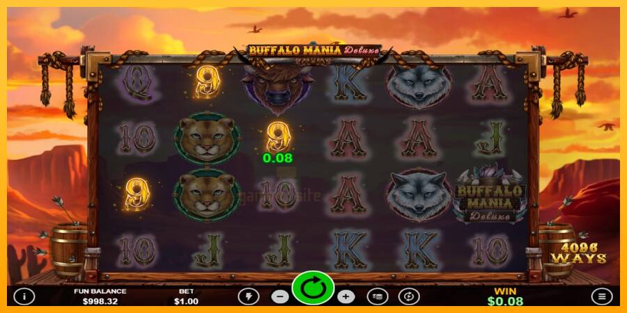 Buffalo Mania Deluxe gaming machine for money, picture 2