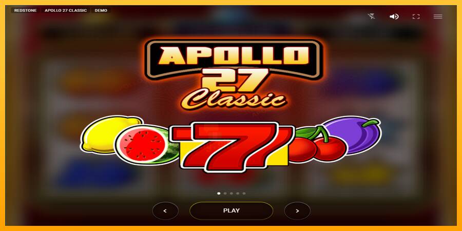 Apollo 27 Classic gaming machine for money, picture 1