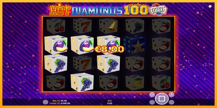 Hot Diamonds 100 Dice gaming machine for money, picture 2