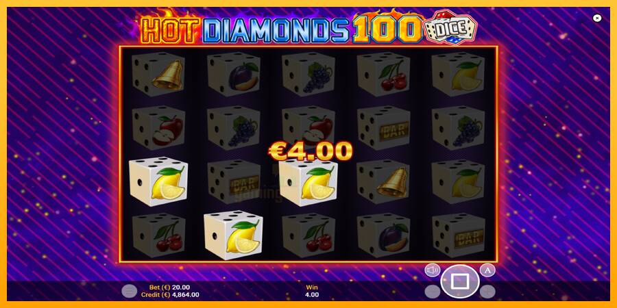 Hot Diamonds 100 Dice gaming machine for money, picture 4