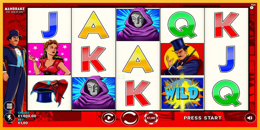 Mandrake the Magician gaming machine for money, picture 2