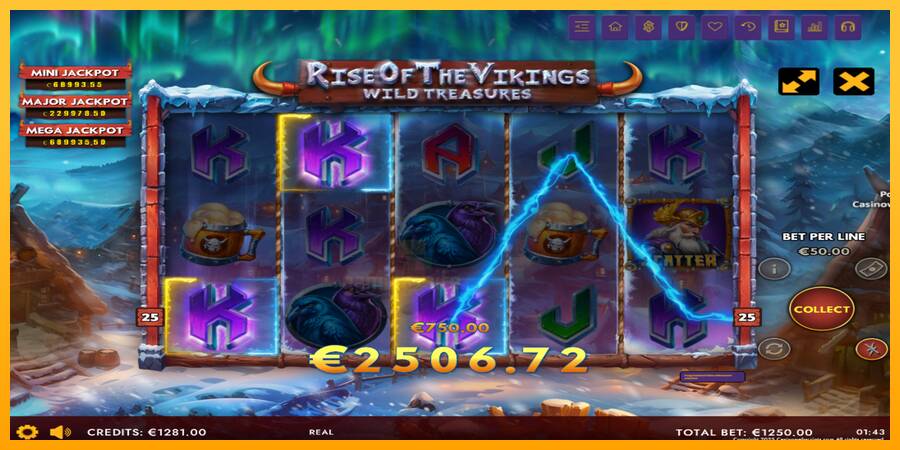 Rise of The Vikings - Wild Treasures gaming machine for money, picture 3