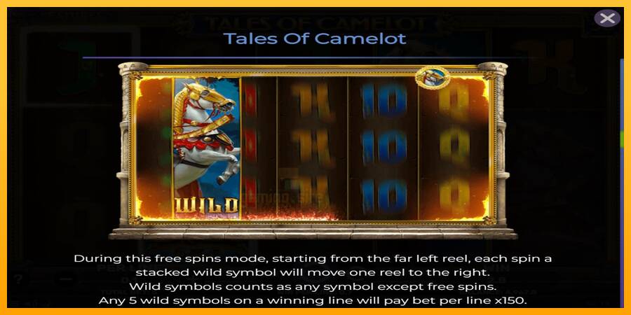 Tales of Camelot gaming machine for money, picture 5