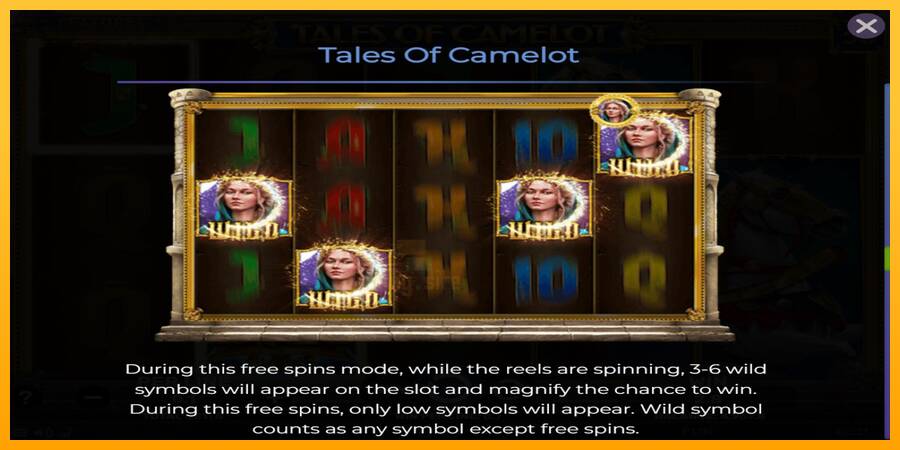 Tales of Camelot gaming machine for money, picture 6