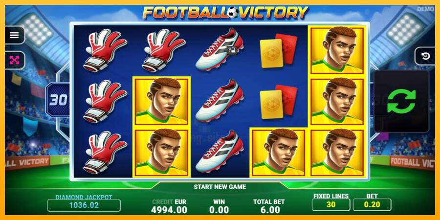 Football Victory gaming machine for money, picture 2