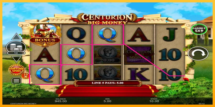 Centurion Big Money gaming machine for money, picture 3