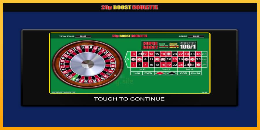 20p Boost Roulette gaming machine for money, picture 1