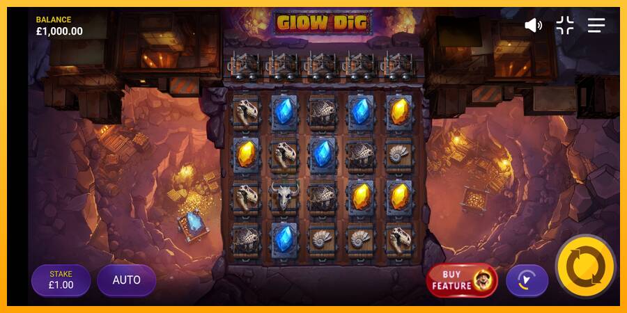 Glow Dig gaming machine for money, picture 2