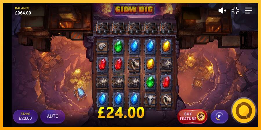 Glow Dig gaming machine for money, picture 3