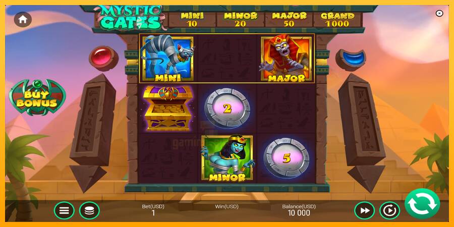 Mystic Gates gaming machine for money, picture 2