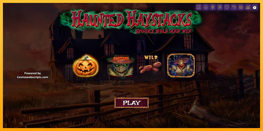 Haunted Haystacks - Spooky Hold and Win gaming machine for money, picture 1