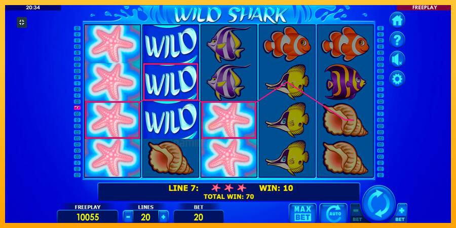 Wild Shark gaming machine for money, picture 3