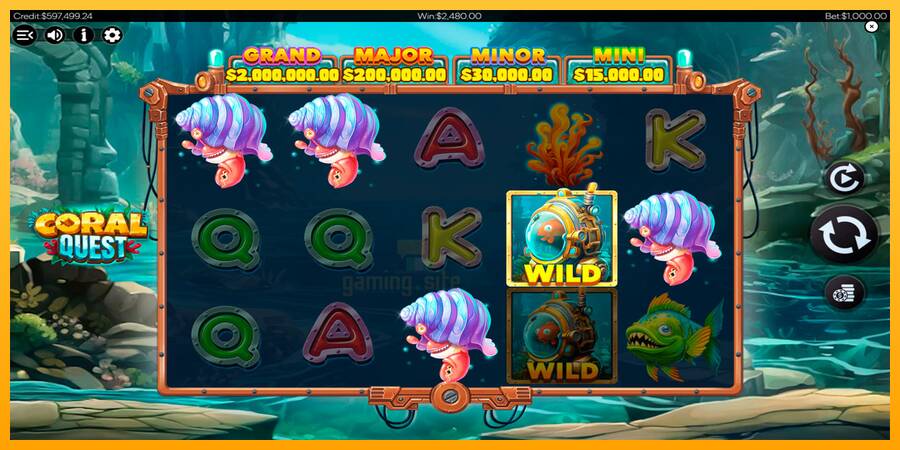 Coral Quest gaming machine for money, picture 6