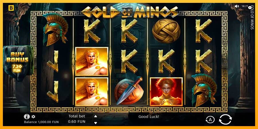 Gold of Minos gaming machine for money, picture 1