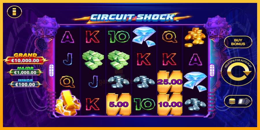 Circuit Shock gaming machine for money, picture 1