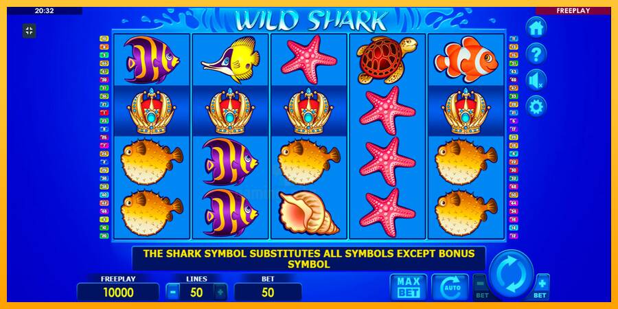 Wild Shark gaming machine for money, picture 4