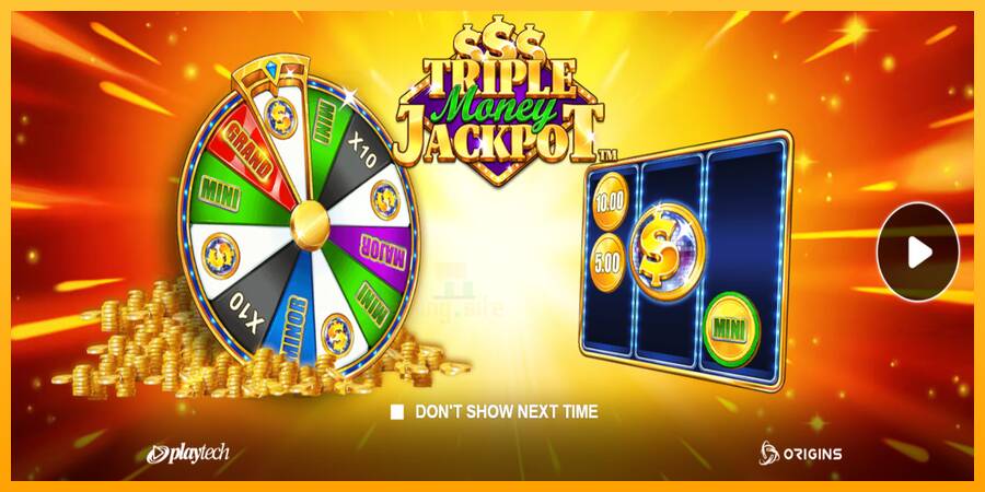 Triple Money Jackpot gaming machine for money, picture 1