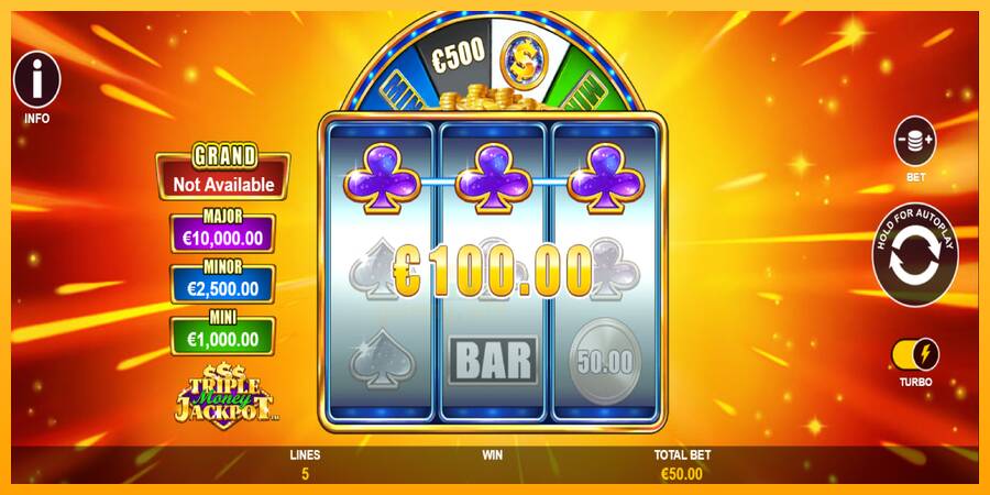 Triple Money Jackpot gaming machine for money, picture 4