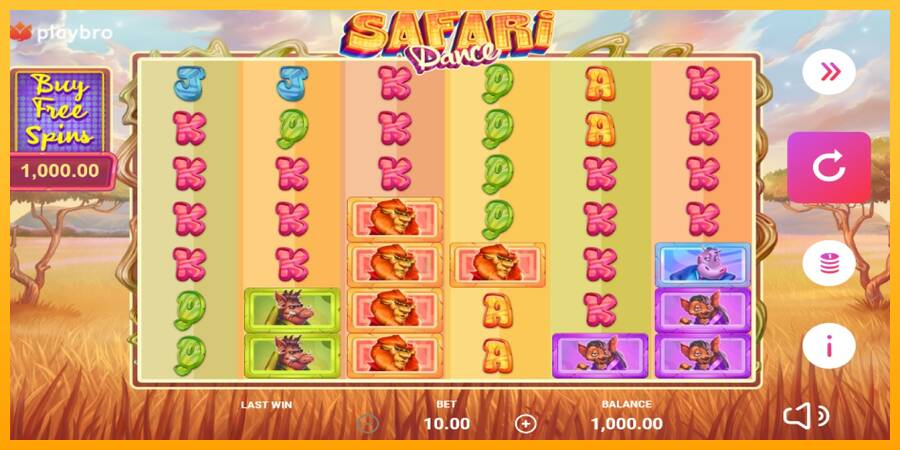 Safari Dance gaming machine for money, picture 1