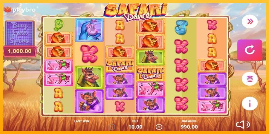 Safari Dance gaming machine for money, picture 2