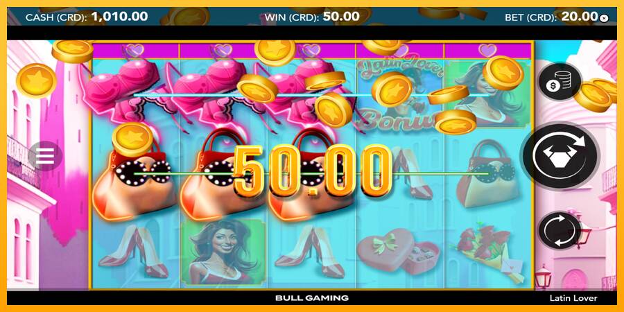 Latin Lover gaming machine for money, picture 2