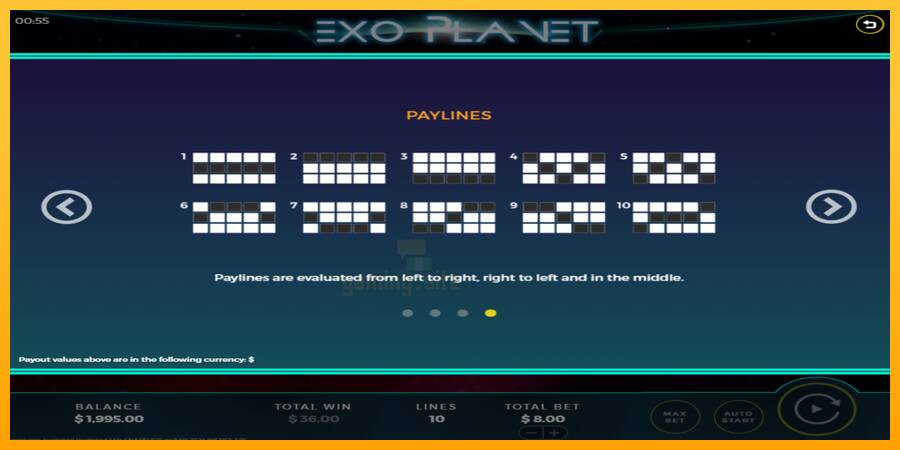 Exo Planet gaming machine for money, picture 6