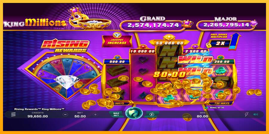 Rising Rewards King Millions gaming machine for money, picture 2