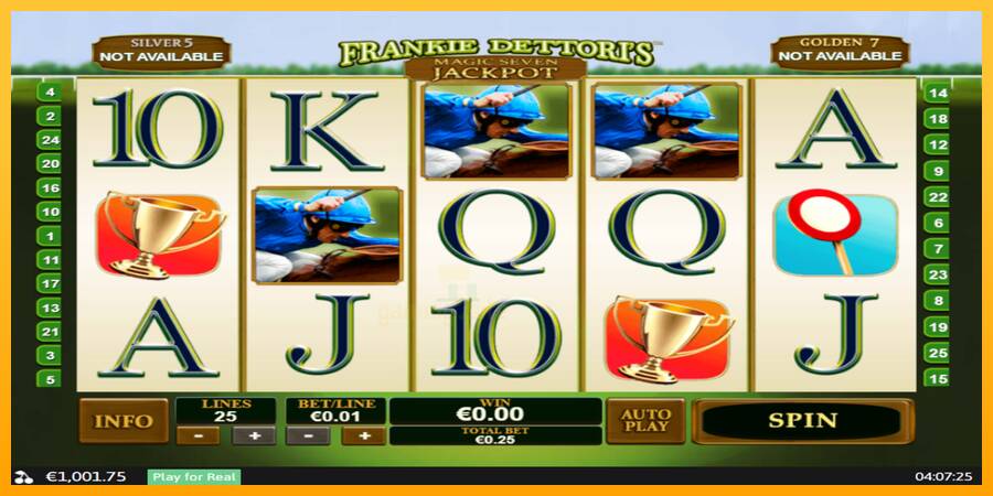 Frankie Dettori Magic Seven Jackpot gaming machine for money, picture 1