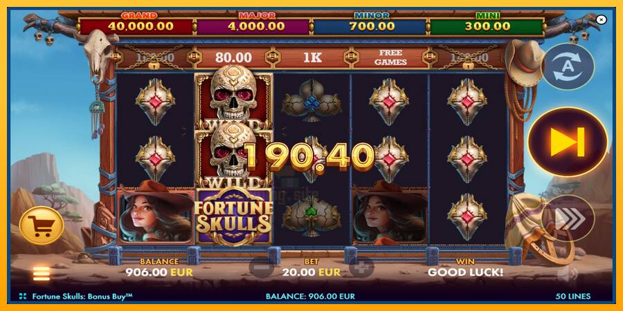 Fortune Skulls Bonus Buy gaming machine for money, picture 4