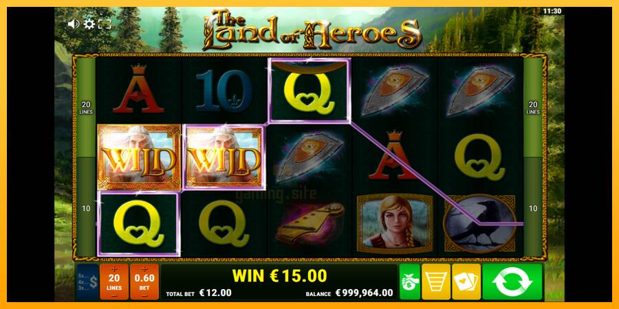 The Land of Heroes gaming machine for money, picture 5