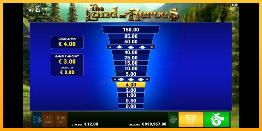 The Land of Heroes gaming machine for money, picture 6